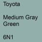 Preview: Toyota, Medium Gray Green, 6N1.